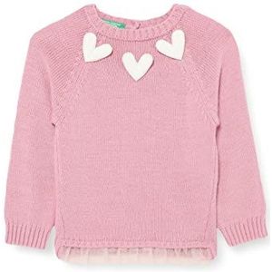 United Colors of Benetton meisjes en meisjes truien, Grijs Melange 911, 3 Maanden