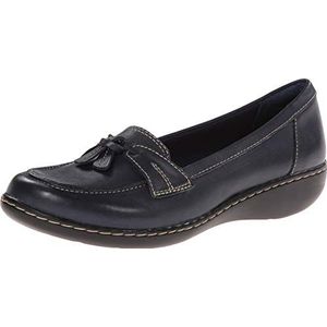 Clarks Ashland Bubble instappers voor dames, navy, 42.5 EU Breed