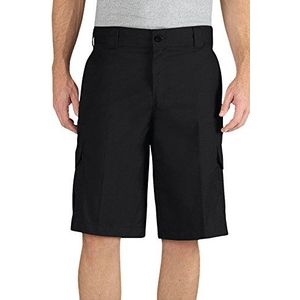 Dickies Heren 13 Inch Relaxed Fit Stretch Twill Cargo Short, Zwart V1, 46