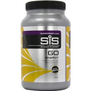 SiS Go-elektrolyt, energiedrankpoeder met veel koolhydraten, met toegevoegde elektrolyten voor hydratatie, (Zwarte bes smaak), 1,6 kg, 40 porties