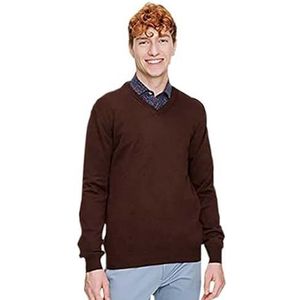 Bonamaison Men's TRMRVN100159 Pullover Sweater, kaneelkleur, 3XL
