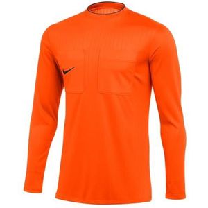 Nike Heren Top Met Lange Mouwen M Nk Df Ref Ii Jsy Ls, Safety Orange/Black, DH8027-819, L