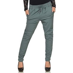 ONLY Onlpoptrash Life Easy Col Pant Pnt Noos kleding dames, Groen (balsam green), M / 32L