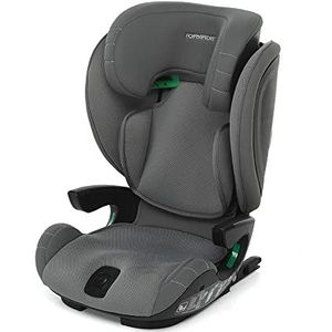 Foppapedretti Skill I-Size Autostoel voor kinderen met een hoogte van 100 tot 150 cm van 3 tot 12 jaar, grijs