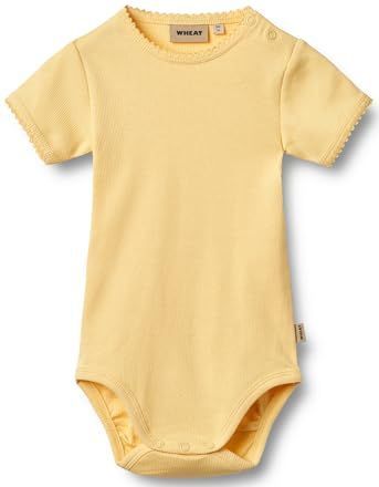 Wheat - Rib Body - Rompertje - GOTS-gecertificeerd - Korte Mouwen