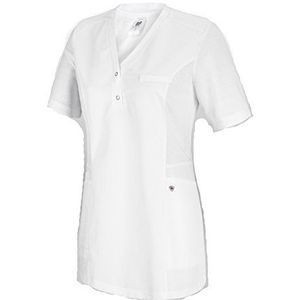 BP 1738 435 dames comfortkoffer gemaakt van licht gemengd weefsel wit, maat XS