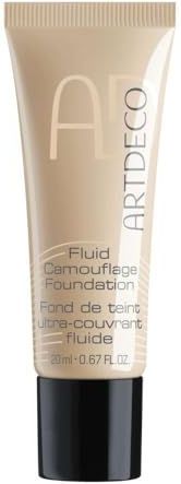 ARTDECO Fluid Camouflage Foundation, sterk dekkende make-up voor een gelijkmatige teint, 1 x 20 ml