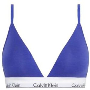 Calvin Klein Dames driehoek licht gevoerde beha stretch, veelkleurig (spectrum blauw), XL, Blauw (Spectrum Blauw), XL