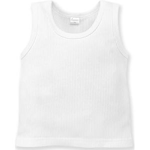 Pinokio Baby jongens ondershirt vest, Wit geribbeld Lovely Dau, 74 cm