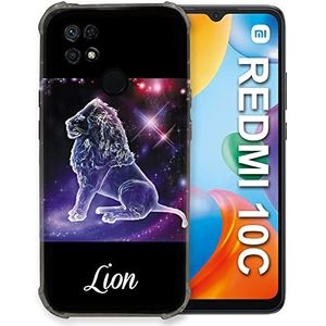 Beschermhoes voor Xiaomi Redmi 10C, sterrenbeeld 2 leeuw