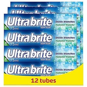 Ultra brite - Tandpasta Whitening - Ultra Whitening - Ultra Fresh - Witte en stralende tanden - 12 x 75 ml