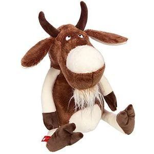 SIGIKID 42830 Knuffeldier Borty Borty Boss, Country Crunchy knuffelfiguur, karakter, om te verzamelen, te spelen, te knuffelen, voor kinderen vanaf 12 maanden, bruin-wit/geit, 32 cm