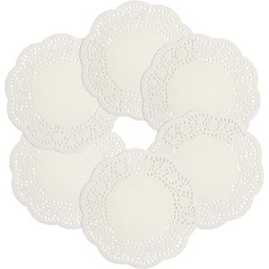 Baker Ross FN215 Papieren Doilies - Pak van 100, Kanten Poppetjes voor Decoraties en Knutselen