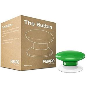 FIBARO The Button Green/Z-Wave Plus draadloze draagbare schakelknop, groen, FGPB-101-5