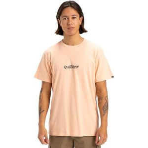 Quiksilver Fineline SS T-shirt voor heren, Perfect perzik, M