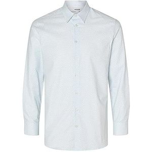 SLHSLIMSOHO-Detail Shirt LS NOOS, Wit/Aop: Aop, L