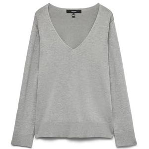 Vero Moda - Vmsilje Ls v-Neck Pullover Ga Noos - Dames - Gebreide Truien