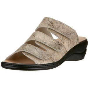 Algemare 1239, clogs en slippers voor dames, beige, 36 EU