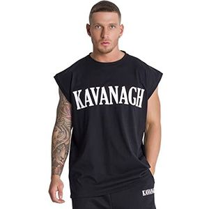 Gianni Kavanagh zwart (Black Kavanagh oversized vest heren), blue, XS