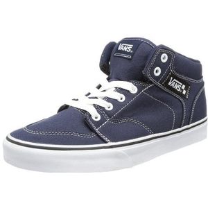 Vans M Brooklyn (Canvas) NVY/Wht, Sneakers voor heren, Blau Canvas Navy Wit, 45 EU