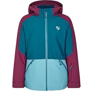 Ziener AMELY ski-jas voor meisjes, winterjack, waterdicht, winddicht, warm, paars plum, 116