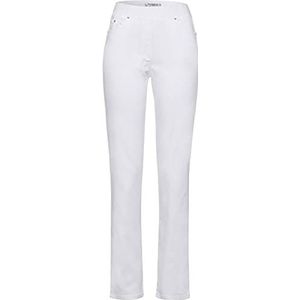 Raphaela by Brax Damestijl Pamina rondom Jersey slip Super Dynamic Denim Slim Jeans, wit, 27W / 30L