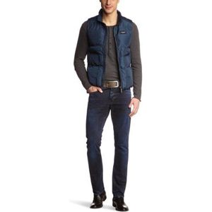 Calvin Klein Jeans Herenvest, geruit CML629NS800, blauw (Q77), 56