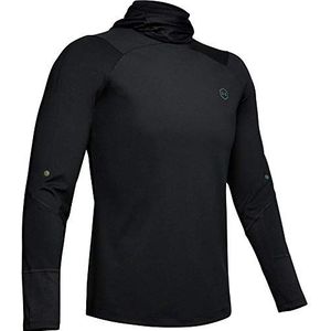 Under Armour heren Sweatshirt met capuchon Ua Rush Coldgear Hoodie, Zwart, SM