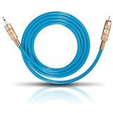 Oehlbach NF 113 DI 500 - digitale audio cinch-kabel - hoogwaardige S/PDIF coaxkabel, meervoudige afscherming, 75 Ohm - 5m - blauw