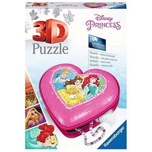 Ravensburger Hartendoosje Disney Princess - Girly Girl 3D puzzel - 54 stukjes