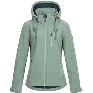 Softshell - Dames Jack - Blauw - Waterdicht - Ademend - Fleecevoering