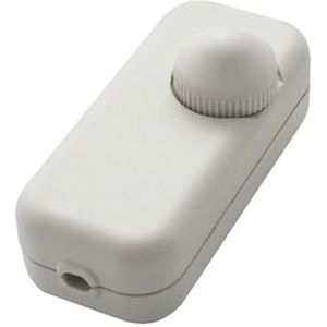 Tafeldimmer, vermogen 100 W, elegant wit, ideaal voor het instellen van de helderheid in elke omgeving, perfect voor studio's, kantoren of rustzones.