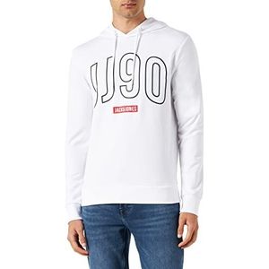 JACK & JONES JJCOLINN Sweatshirt, voor heren, wit, XL, wit, XL