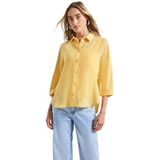 STREET ONE - Overhemdblouse - Buttercream yellow - Met Borstzak