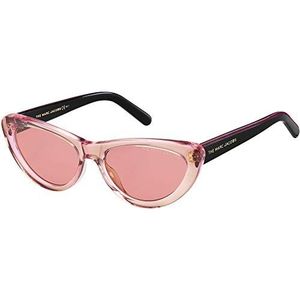 Marc Jacobs Uniseks zonnebrillen, Roze zwart, 55 cm