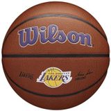 Wilson Basketbal, Team Alliance Model, LOS ANGELES LAKERS, Binnen/buiten, Gemengd leer, Maat: 7