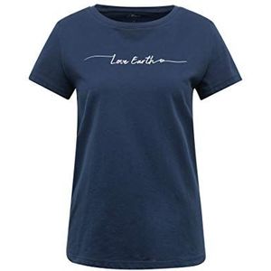 Mavi Dames Love Earth Printed Top T-Shirt, dress blue, S