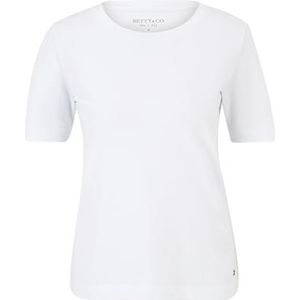 Betty & Co Dames T-shirts, wit (bright white), S