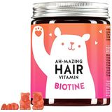 BEARS WITH BENEFITS® Biotine Gummibeertjes - Met 5000 μg Biotine - Haarvitamines & Biotine Hoog Gedoseerd - Laboratorium Getest & Gemaakt In Duitsland (60 Beertjes)