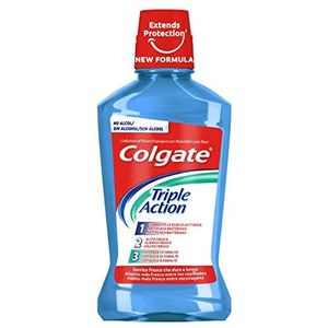 Colgate Drievoudige werking, mondspoeling, frisse adem, bestrijdt bacteriën, 500 ml