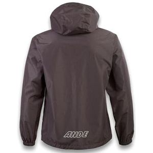 ANDE JKT regenjas, technische jas, winddicht, regenbescherming, Antraciet., XL