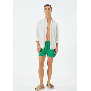 Koton Heren Trekkoord Pocket Detail Short Trunk Swim Wear, mint (844), XL