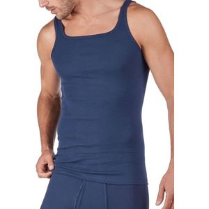 HUBER Onderhemd voor heren, blauw (marine 0386), L