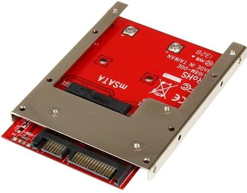 StarTech.com - SAT32MSAT257 - mSATA naar SATA Adapter - Aluminium - Ondersteunt SATA III