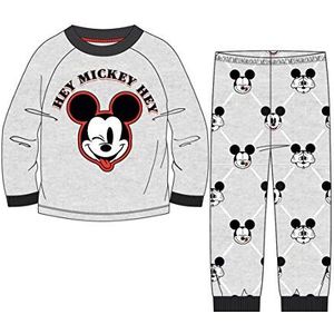 Artesania Pijama Largo Mickey tweedelige pyjama voor jongens, grijs (Gris C13), One Size (Fabrikant maat:04 Jaar)