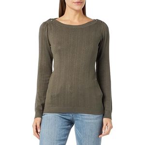 Naf Naf Muse ML Pullover voor dames, Kaki, L
