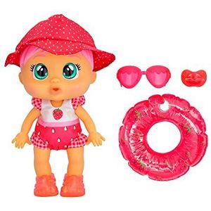 CRY BABIES Fun n Sun Ella | Interactieve waterdichte pop die echte tranen huilt met speciale functies om in en uit het water te spelen | Speelgoed en cadeau voor kinderen +18 maanden