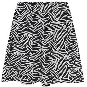 Onlnova Life Vis Bellis Skirt AOP, zwart, XL