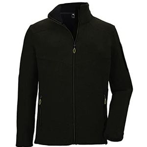 Killtec (KILAH) Men's Gebreid fleecejack met opstaande kraag KOW 28 MN KNTFLC JCKT, donkere olijf, 3XL, 38631-000