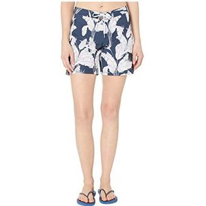 Roxy Boardshorts voor vrouwen, Kleurenkaarten, Eén maat, stemming indigo vliegende bloemen, S